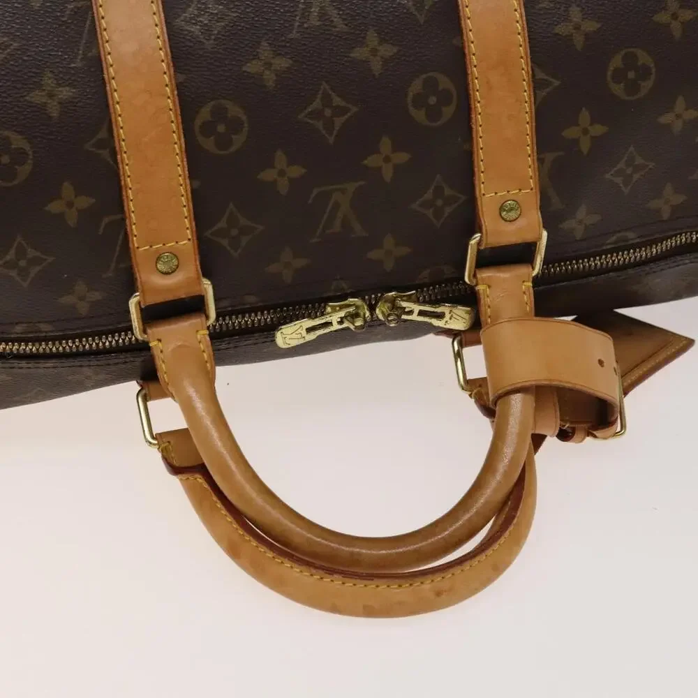 LOUIS VUITTON Monogram Keepall 55 Boston Bag M41424
